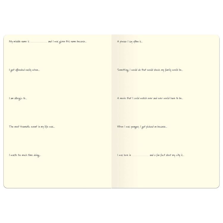 1000 Things You Don't Know About Me Activity Journal - Piccadilly: Guided Diary, Multicolor, Lay-Flat, 204 Pages, 6 of 8
