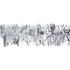 Northlight 50' x 2.5" Unlit Shiny Silver 8-Ply Foil Tinsel Christmas Garland - 3 of 4