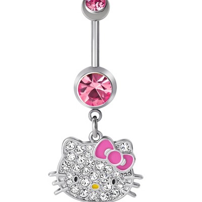 hello kitty pave crystal face