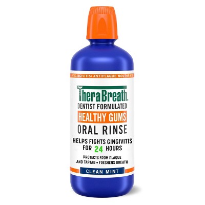TheraBreath Healthy Gums Mouthwash Antigingivitis - Clean Mint