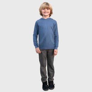 City Threads Boys Soft Cotton 3-Pocket Jersey Pants - UPF 50+ - USA-Made - 1 of 4