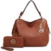 MKF Collection Fabienne Vegan Leather Women’s Hobo Bag with Wallet by Mia K - 2 of 4