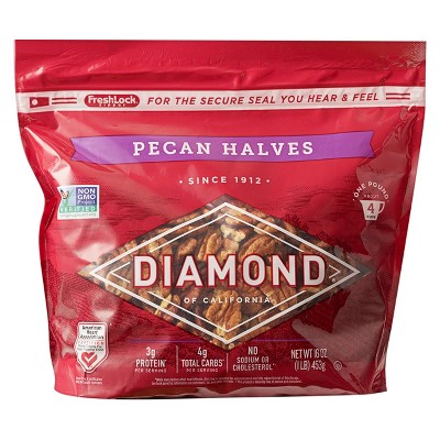 Diamond of California Pecan Halves - 16oz
