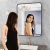 WallBeyond Aluminum Rectangle Corner Door Cabinet Wall Mirror - image 4 of 4