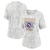 NFL Minnesota Vikings Women's Oatmeal Heather Rolled Sleeve T-Shirt - 3 of 3