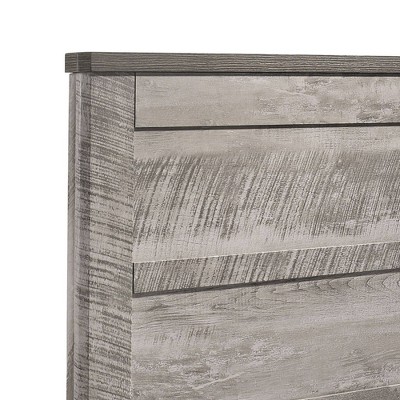 Adam Twin Panel 3PC Bedroom Set in Light and Dark Gray