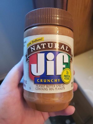 Jif Natural Crunchy Peanut Butter - 40oz : Target