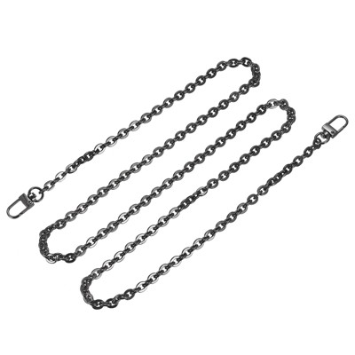 Unique Bargains Iron Flat Handbags DIY Accessories Purse Chain Strap with Buckles