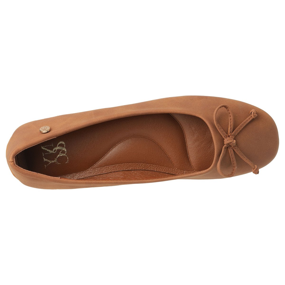 Обувь New York & Company Women's Frankie Ballet Flats - 8, COGNAC — фото 6