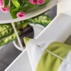 TopComfy Support Pillow Horizon Stripe Weather Resistant Cozy Soft for Patio and Indoor, Green, 17"*17"*10" - 2 of 4