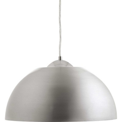 White Aluminum LED Dome Pendant Light
