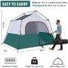 Cesicia 10 FT Grass Green 6 Person Camping Tent - 4 of 4