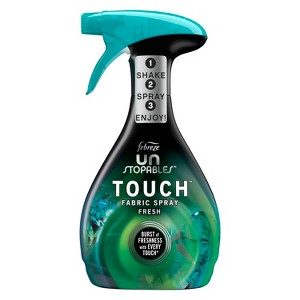 Febreze Unstopables Touch Fabric Spray and Odor Fighter, Fresh, 16.9 oz - 1 of 4