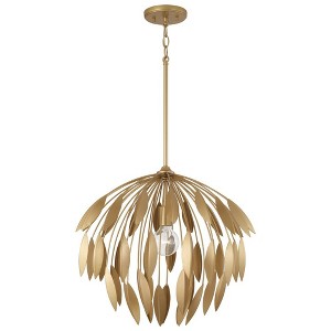 Capital Lighting Margeaux 1 - Light Pendant in  Buffed Gold - 1 of 4