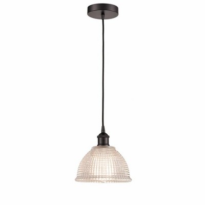 Arietta - 1 Light Cord Hung Mini Pendant In Industrial Style-8.75 Inches Tall and 8 Inches Wide