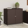 Garden Storage Cabinet PE Rattan Medium Durable  vidaXL - 4 of 4