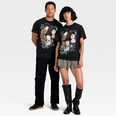 Latino Heritage Month Adult Graphic Juan Gabriel Short Sleeve T-Shirt - Black