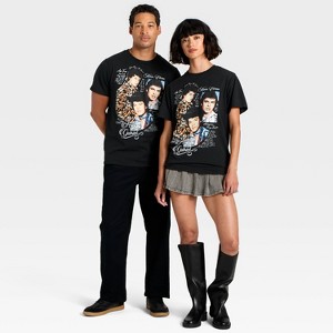 Latino Heritage Month Adult Graphic Juan Gabriel Short Sleeve T-Shirt - Black - 1 of 3