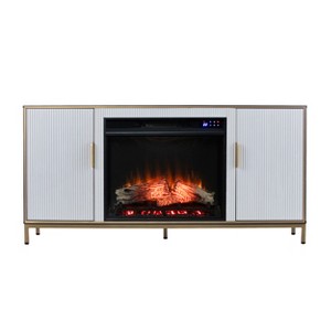 Daltaire Electric Fireplace with Media Storage - SEI - 1 of 4