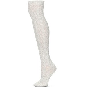 Memoi Braid Trails Cotton Blend Over The Knee Socks - 1 of 4