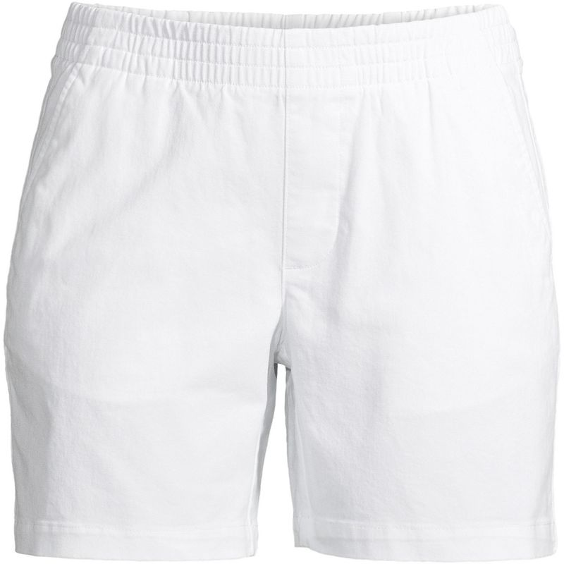 Lands' End Women's Pull On 7" Chino Shorts, 3 of 6