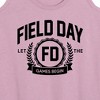 Women's - Instant Message - Field Day Collegiate Graphic Racerback Tank - 2 of 4