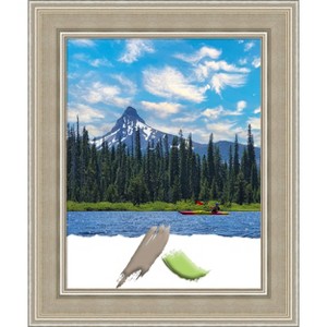 Amanti Art Mezzo Silver Wood Picture Frame - 1 of 4