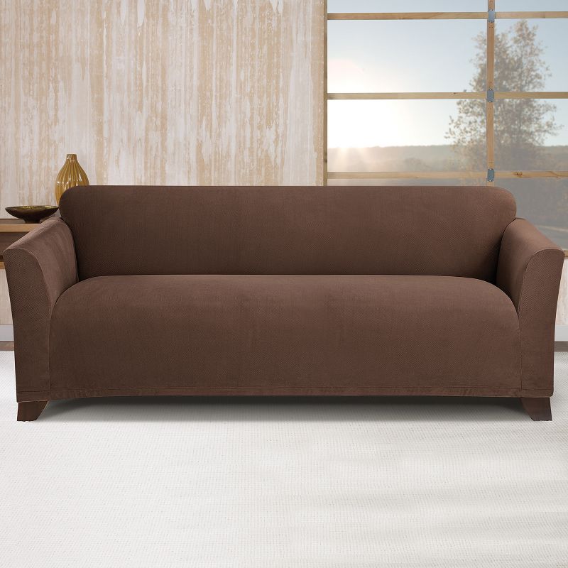 Stretch Knit Sofa Slipcover - Sure Fit, 3 of 4