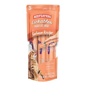 Beefeaters Lickables Puree Cat Treat, 3ct, Case of 12 - 1 of 2