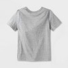 Kids' 2pk Adaptive Short Sleeve T-Shirt - Cat & Jack™ Charcoal Gray/Navy Blue - 2 of 4