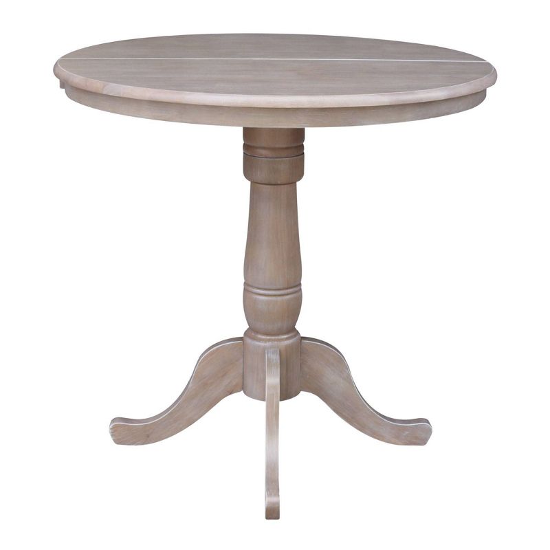36" Round Counter Height Dining Table with 12" Leaf - International Concepts, 6 of 10