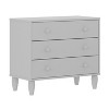 Buzz & Bloom Small Kids 3-Drawer Wood Dresser Chest for Bedrooms - 2 of 4