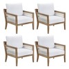 Nathan James 4pc Freya Bohemian Outdoor Arm Chairs - 4 of 4