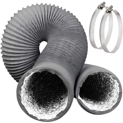 AMMER 4 Inch 16FT Dryer Vent Hose, Flexible Aluminum Air Ducting Tube, Insulated Flex Hose Kit for Indoor & Outdoor Use