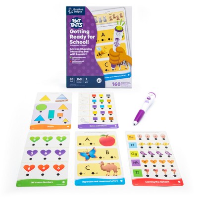 Educational Insights Getting Ready for School Hot Dots Jr.