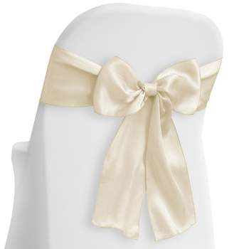 Lann's Linens Elegant Organza Chair Cover Sashes for Wedding, Banquet