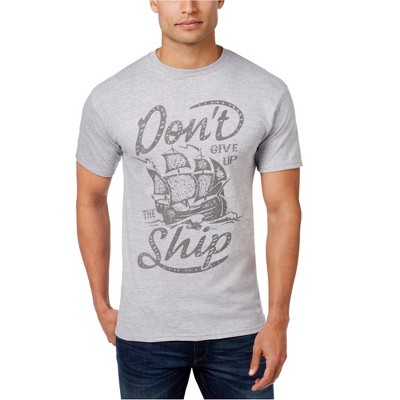 Club Room Mens Don't Give Up Graphic T-Shirt