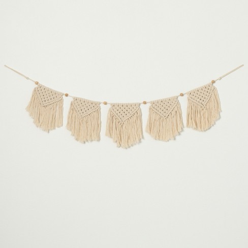 Woven Macrame Garland Multicolor 47"H - image 1 of 3