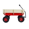 VisioGear Portable Outdoor Wagons with Wood Railing, Portable Carts for Children Kids, Red, 39.37"*19.3"*24.8" - 4 of 4