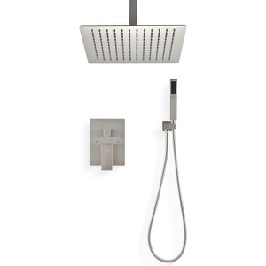 ONWITH Ceiling Mounted Shower System Combo Set with Handheld and 16"Shower head - 1 of 4