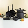 BergHOFF Leo 10Pc Non-stick Ceramic Cookware Set With Glass lid - image 2 of 4