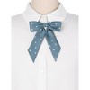 Elerevyo Women's Polka Dots Adjustable Neckwear Pre-tied Ribbon Bow Ties - 4 of 4