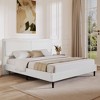 Christopher Knight Home Cassandra Modern Plush Upholstered Bed with Headboard - 2 of 4