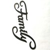Wooden Family Black Letter Wall Decoration Stylish Hanging Pendant Ornament - 3 of 4