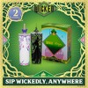 Dragon Glassware x Wicked 24 oz Vacuum Insulated Tumbler with Lid & Straws Set of 2 - Shadows - 2 of 4