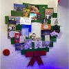 Jumbl Christmas Decoration Wonder Wreath Jumbo (44" x 36") Photo Card Holder & Photo Display Holder - 2 of 3