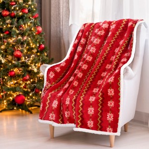 Catalonia Fleece Throw Blanket, Super Soft Mink Plush Couch Blanket, TV Bed Fuzzy Blanket, Fluffy Comfy Throws, Comfort Caring Gift, 50x60 inch - 1 of 4