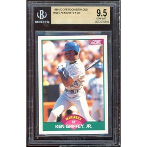 Ken Griffey Jr. Rookie Card 1989 Score Rookie/Traded #100t BGS 9.5 - 1 of 2