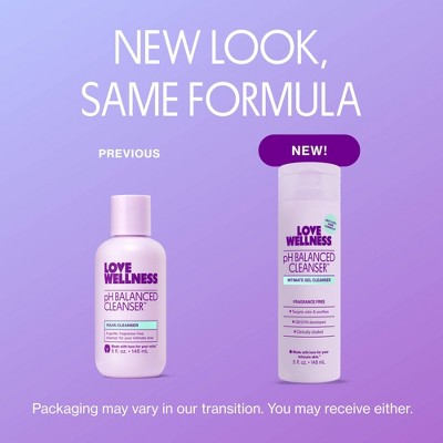 Love Wellness pH Balanced Cleanser Fragrance Free Cleanser - 5 fl oz
