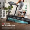 Sunny Health & Fitness Premium Non-Powered Treadmill Auto Incline and Bluetooth - image 2 of 4